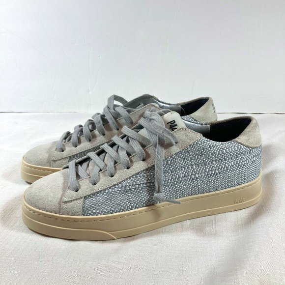 NWOT P448 Jack Suede & Woven Textured Sneakers, Women's Size 38 (US Size 8) - Picture 4 of 14